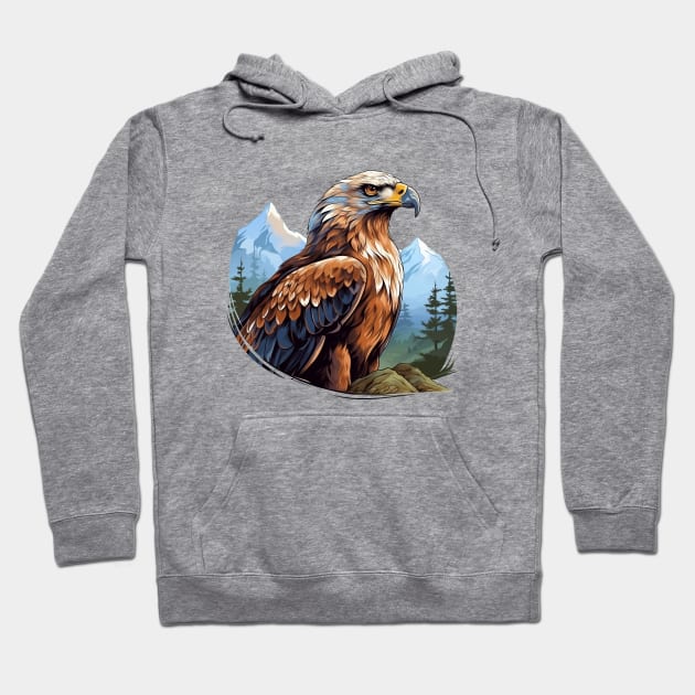 Golden Eagle Hoodie by zooleisurelife